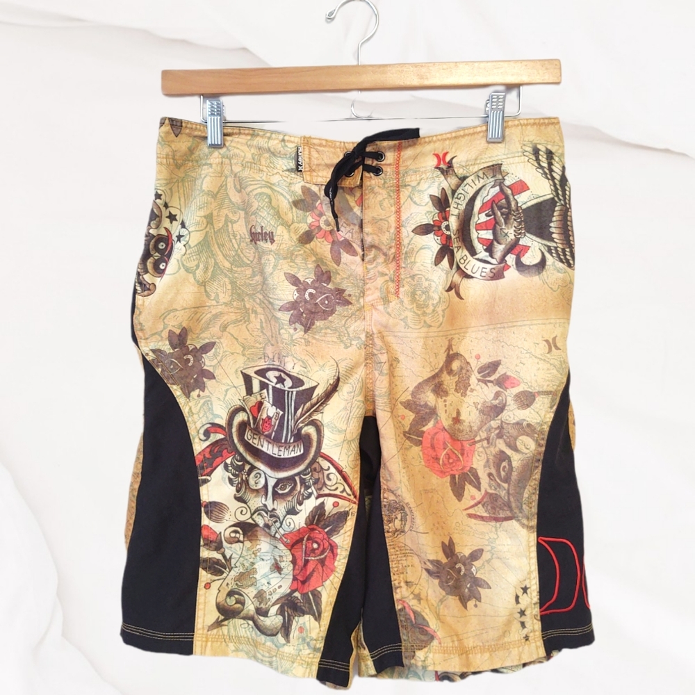 Hurley men's large swim shorts